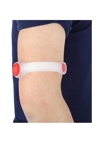 Светодиодный LED браслет HY-0001 Red универсальный USB аккумуляторный 7шт Lesko (360505221)