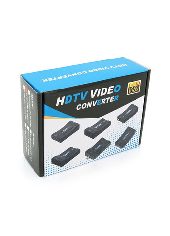 Конвертер HDMI(папа) на SCART(мама), 5V/2A + переходник, Black, Box, Q250 Voltronic (315502525)