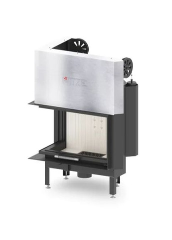 Камінна топка ALBERO AL14LG.H-BDBI Cкло декор цільногнуте+додаткове внутрішнє скло цільногнуте Hitze (370385493)