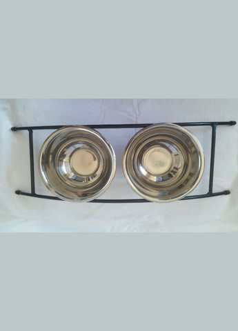 Підставка з мисками на 450мл/14см. Для котів собак гризунів No Brand (328600695)