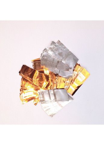 Конфетти метафан Оранжево-Серебряный No Brand (365062880)