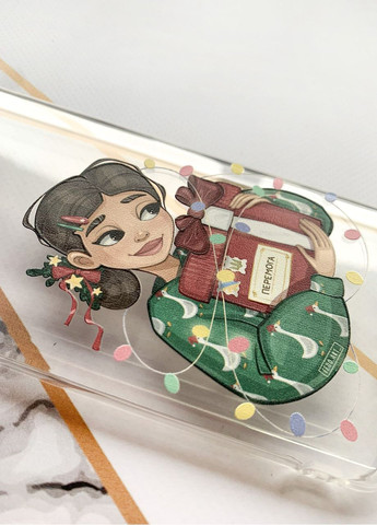 Прозорий чохол на Samsung Galaxy S24 FE Подарунок Перемога (принт 195) Creative (362969340)