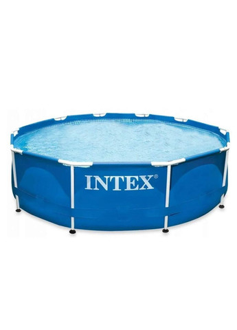 Каркасний басейн Metal Frame Pool 28202-3 New (Діаметр 305 x Висота 76 см) Intex (335049537)