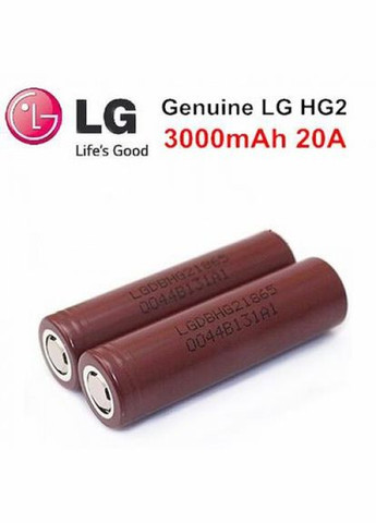 Акумулятор INR18650HG2 3000 mAh (до 30А) для електронних сигарет оригінал LG (335834849)