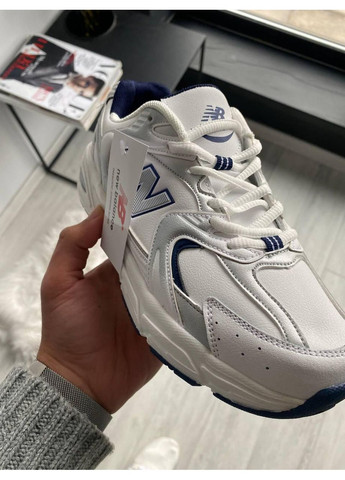 КРОСІВКИ ЖІНОЧІ NEW BALANCE 530 WHITE SILVER НЬЮ БЕЛАНС 530 No Brand білі демісезони (367167627)