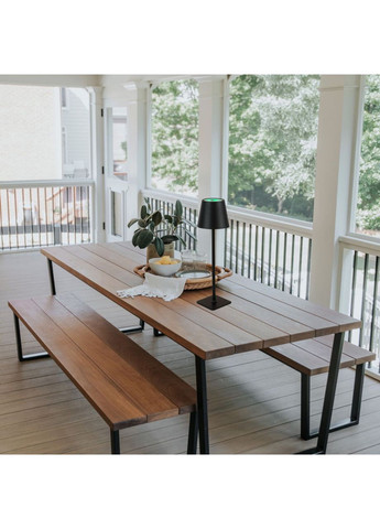 Настільна чорна лампа з кольоровим світлом для бара/кафе/ресторана (795-LTA15SW RGB BLACK) No Brand (370071678)