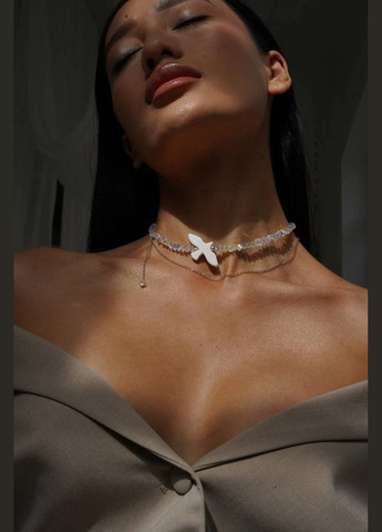 Кольє "Світла Горлиця" Le'Perle (312520162)