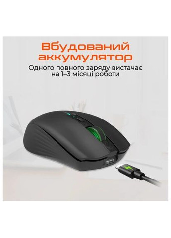 Мишка (MT-BTM002-A) MEETION BTM002 Wireless/Bluetooth Black (367592577)