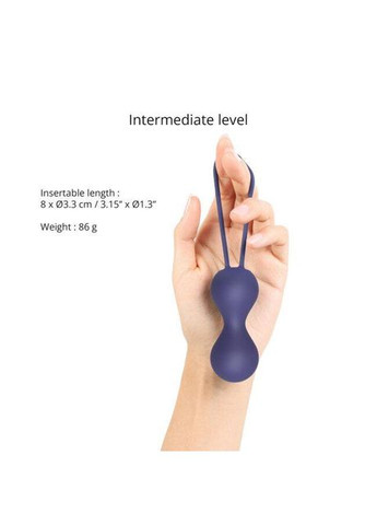Вагинальные шарики JOIA - MIDNIGHT INDIGO Love To Love (371389805)