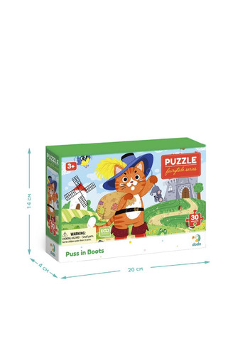 Пазл Кот в сапогах, 30 элементов цвет разноцветный CB-00286041 Dodo (362617486)