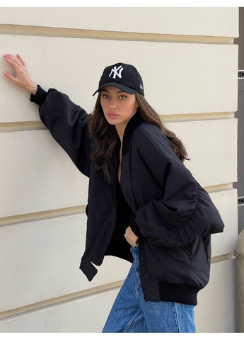 Жіночий бомбер оверсайз MonCher на блискавці (362417374)