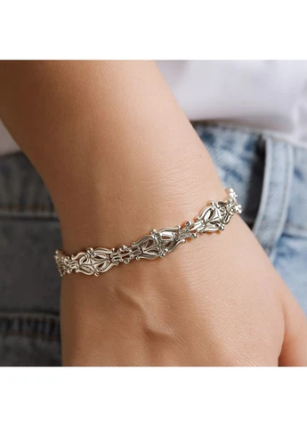✨ Срібний браслет «Флорентій» на руку Family Jewelry House (377308691)