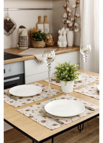 Набор салфеток Цветы 35х45 см Разноцветный 3 шт (8952) Прованс (372600526)