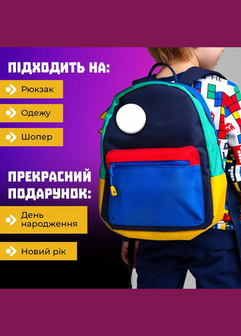 Значек итальянский брейнрот мем на булавке на рюкзак 44 мм 1 шт Shantou (346286687)