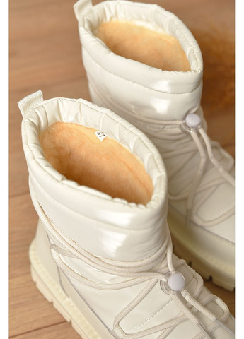 Дутики жіночі на хутрі білого кольору Let's Shop (362460788)