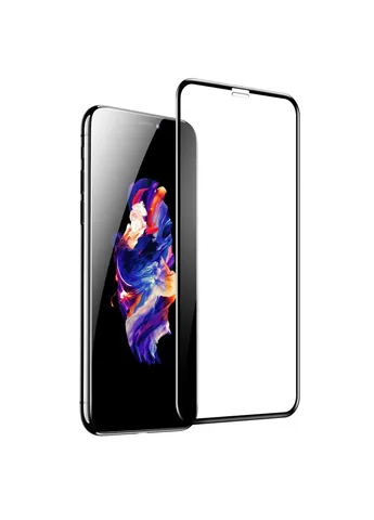Захисне скло для Apple iPhone XS Max Full Cover Black (0.33 мм) Mocolo (405205539)