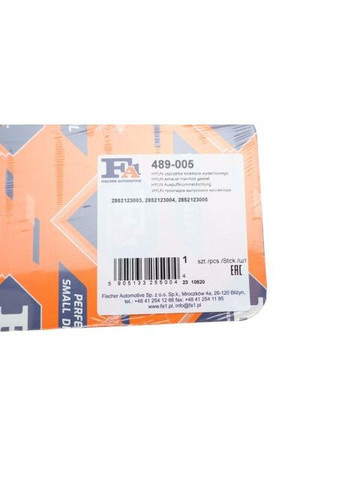 Прокладка колектора двигуна металева КОЛЛ. EX HYUNDAI TUCSON 2.0/SPORTAGE NEW 2.0I G4GC 06- 489-005-ua FA1 (366209155)