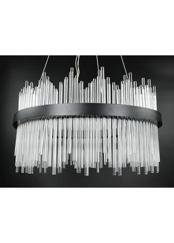 Люстра светодиодная подвесная LED светильник для квартиры на потолок лэд 26920 Черный 50-180х60х60 см. Sunnysky (324396632)