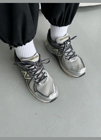 Серые демисезонные кроссовки мужские new balance 860 v2 gray | нью беланс 860 в2 серые No Brand