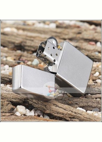 Комплект Запальничка 207 CLASSIC street chrome + Бензин + Кремені в подарунок + Чохол з прорізом LPTBK Zippo (316621086)