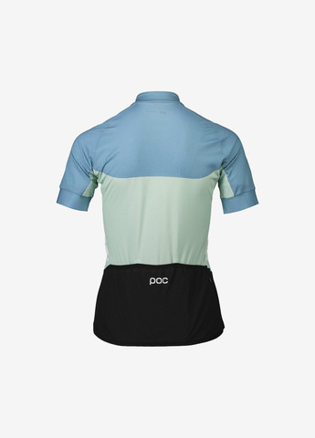 Комбинированная всесезон женское велоджерси essential road ight jersey l голубой-салатовый POC
