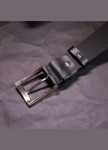 Брючний ремінь для чоловіків з натуральної шкіри 11674 Чорний Grande Pelle (329150543)