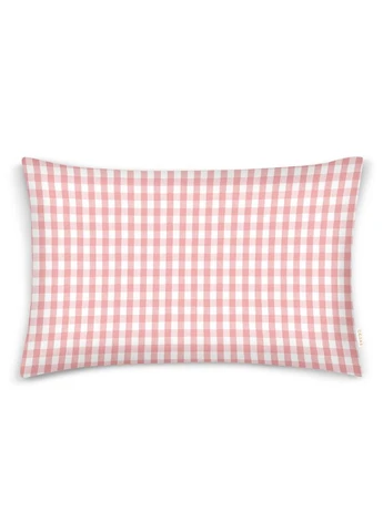 Двуспальное постельное белье с простыней на резинке PINK CHECK (4822052404263) Cosas (393213118)