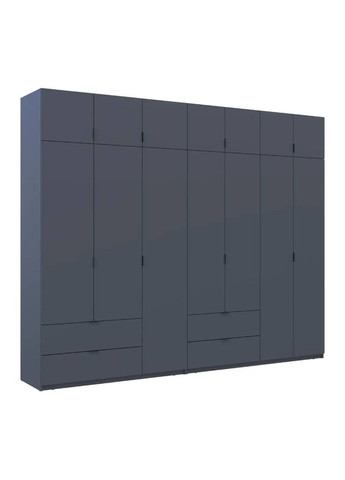 Комплект шаф для одягу Лукас (2 шт.) 295х50х240 см Графіт (DRS-011697) Doros (361998911)