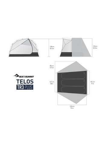 Палатка Telos TR3 Plus Sea To Summit (283299652)