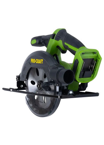 PCA32 — акумуляторна дискова пила 20 В, безщіткова, 165 мм, 0-45°, без АКБ і ЗП ProCraft (372296013)