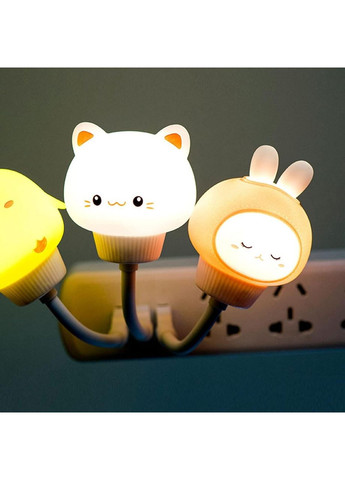 Нічник світлодіодний із пультом дистанційного керування Rabbit No Brand (366304035)