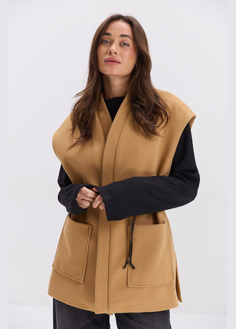 Женский жилет из черной пальто Arjen (324392579)