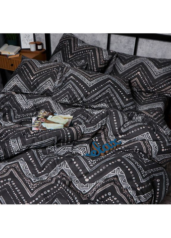 Комплект постільної білизни Микросатин Premium «» Сімейний 160х220х2 наволочки 2х40х60 (MS-820007800) Moon&Star Geometric Grace (356115604)