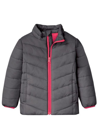 Сіра демісезонна куртка демісезонна водовідштовхувальна та вітрозахисна для дівчинки 342168 сірий Lupilu