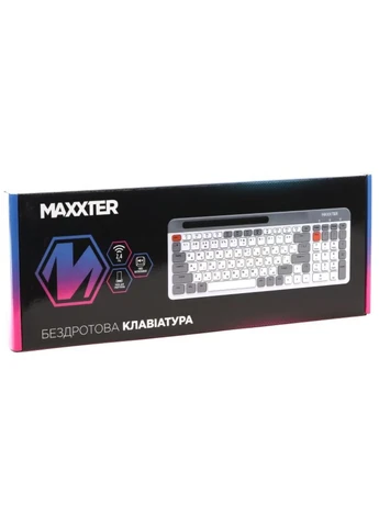 Клавіатура бездротова KBW-02G-UA Wireless Maxxter (360608250)