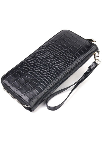 Горизонтальный кошелек для женщин из натуральной фактурной кожи под крокодила 21623 Canpellini (329147906)