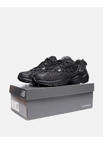 Черные демисезонные кроссовки мужские new balance 703 black reflective нью беланс 703 No Brand