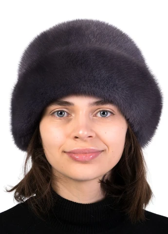 Женская модная зимняя норковая шляпа Меховой Стиль Роза (270830265)