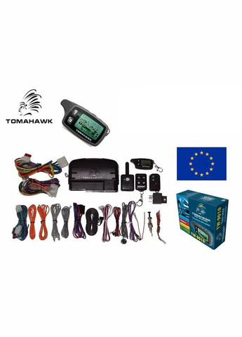 Автомобільна сигналізація TW-9010 із зворотним зв'язком Tomahawk (348432994)