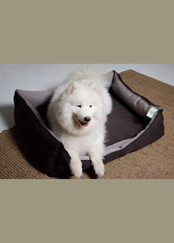 Лежак для собак і кішок Тобі №2 45 x 50 x 19 см Коричневий (4820224213385) Lucky Pet (279567239)