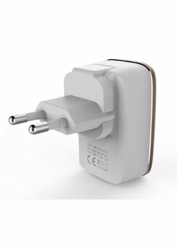 Мережевий зарядний пристрій A2204 (кабель micro + адаптер на 2 USB 2.4 A) Білий Ldnio (337351888)