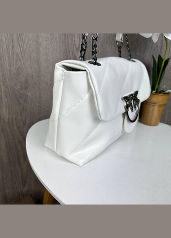 Качественная женская мини сумочка клатч на плечо в стиле Пинко стеганная, маленькая сумка Pinko птички No Brand (334730347)