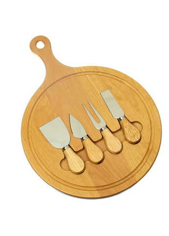 Сырная деревянная доска+ножи Wood 38х28 см 18601-003 Lefard (346529473)