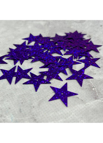 5 г - Паєтка Зірка голограма 25 мм - фіолетовий Plus-plus (353393311)