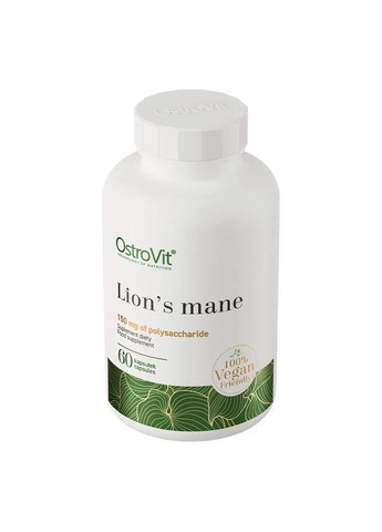 Левова грива (Lion's Mane VEGE) 60 капсул Ostrovit (361115133)