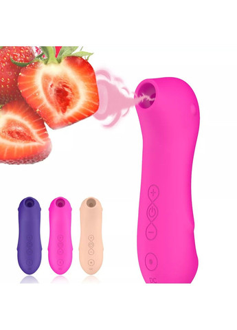 Вакуумний стимулятор клитора с вибрацией (розовый цвет) We Love (284278702)