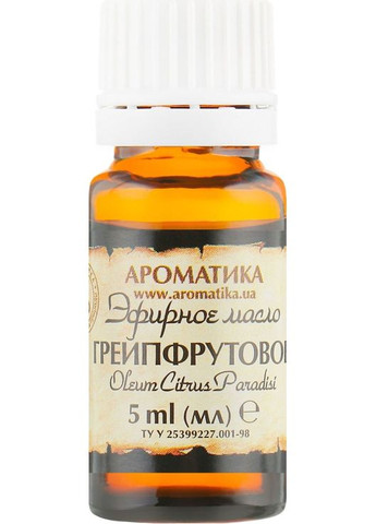 Эфирное масло "Грейпфрутово" - Ароматика 5ml (296389-22306) Aromatika (368639520)