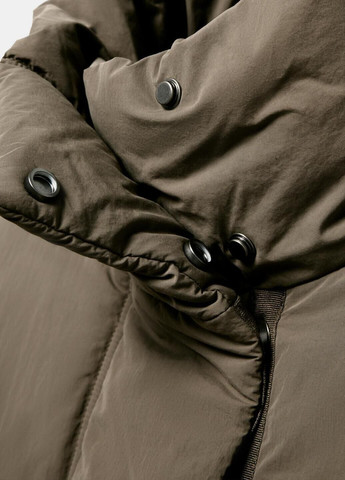 Серо-коричневая демисезонная куртка Zara