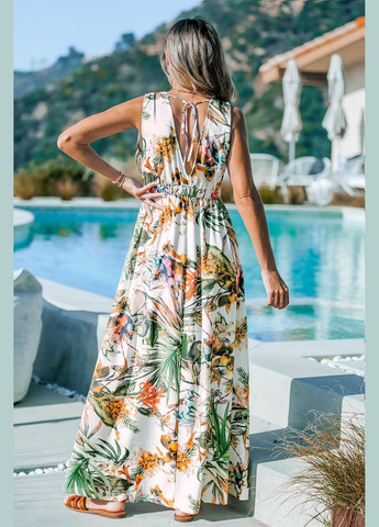 Білий пляжна плаття, сукня CUPSHE з малюнком