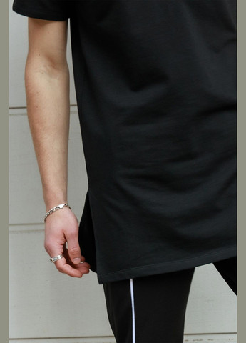 Черная футболка ронин с коротким рукавом ТУР
